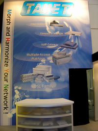  Tainet  Cebit 2004, , , 18-24 .Tainet  : DSL ,  , ADSL  G.SHDSL   , VoIP , WAN ,    ,  , -.     -  .